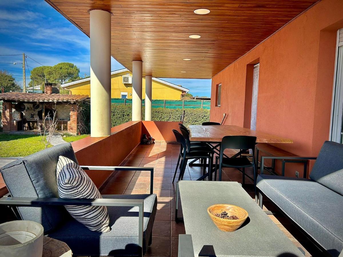Willa Piscina De Sal Barbacoa Wifi, Parking Gratis, 3 Min Pga Casa El Roble Girona Zewnętrze zdjęcie