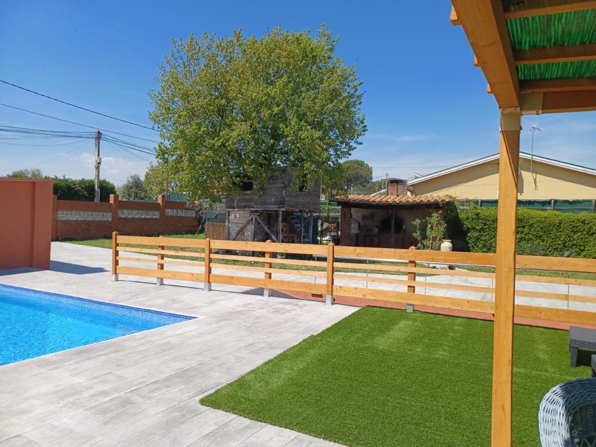 Willa Piscina De Sal Barbacoa Wifi, Parking Gratis, 3 Min Pga Casa El Roble Girona Zewnętrze zdjęcie