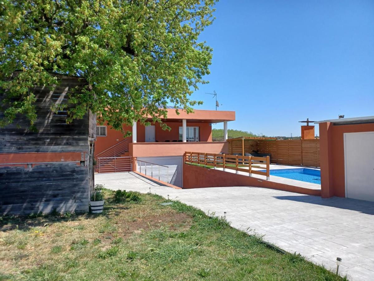 Willa Piscina De Sal Barbacoa Wifi, Parking Gratis, 3 Min Pga Casa El Roble Girona Zewnętrze zdjęcie